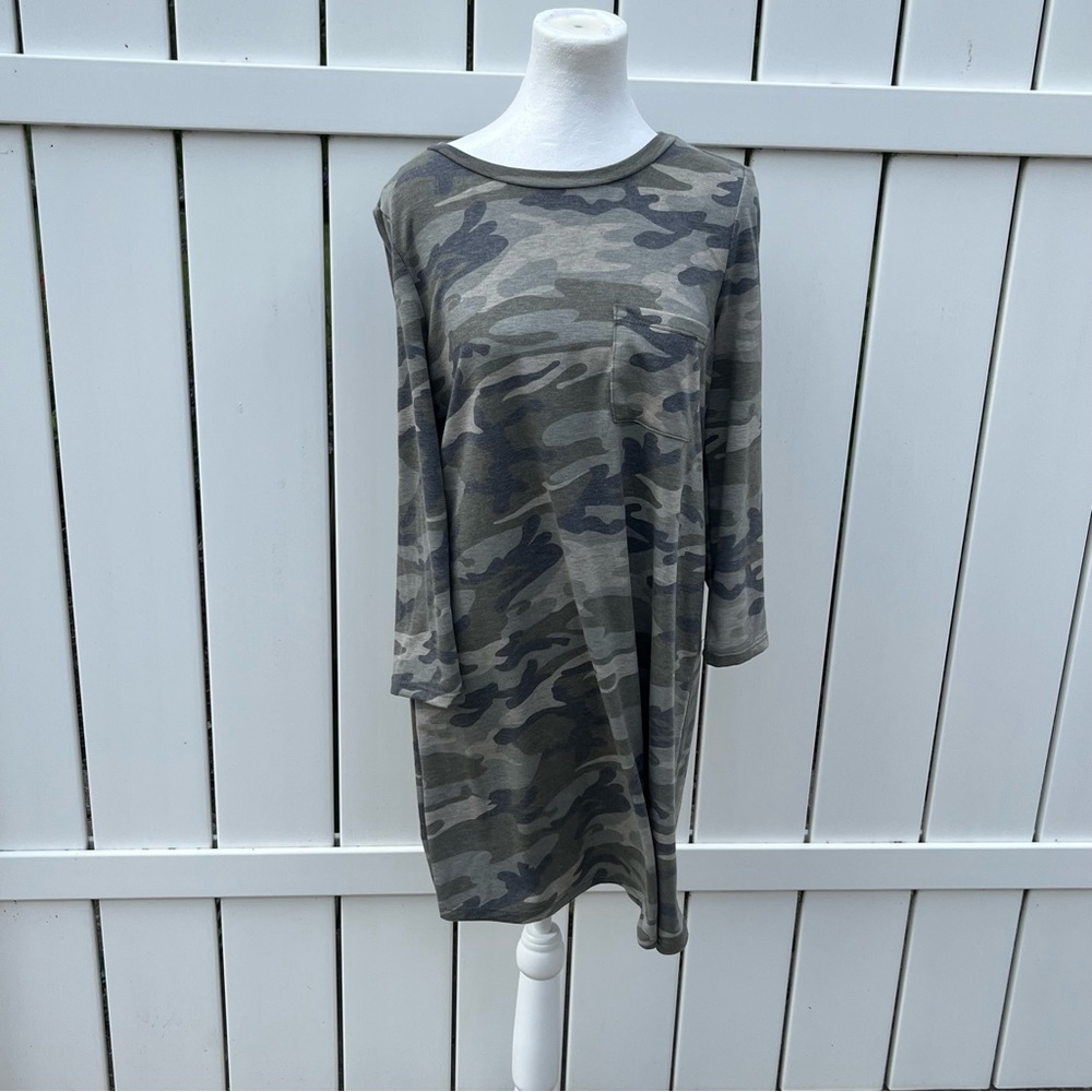Entro Olive Camo Dress